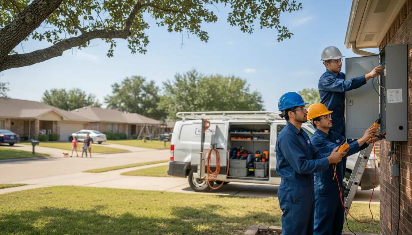 Certified electrician providing emergency electrical services in Squires, MO